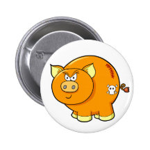 Tough Pig Button