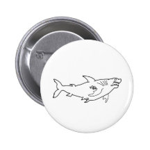 Tough Shark with Mom Tattoo Buttons