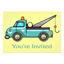 Tough Tow Truck Invite