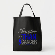 Tougher Than Cancer - Colon Cancer Tote Bag