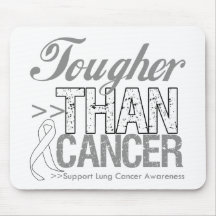 Tougher Than Cancer - Lung Cancer Mousepads