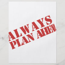Toujours plan en avant ! prospectus personnalisés