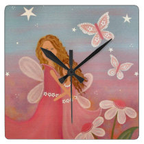 Toujours pour toujours - horloge murale d'anges d' horloges murales