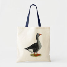 Toulouse Goose Tufted Bag