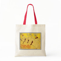Toulouse-Lautrec - Dance Troupe Canvas Bag