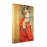 Toulouse-Lautrec - Girl with fur Gallery Wrap Canvas