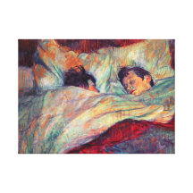 Toulouse-Lautrec: In Bed Canvas Print