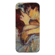 Toulouse-Lautrec In Bed The Kiss iPhone 5 Case