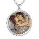 Toulouse-Lautrec In Bed The Kiss Necklace