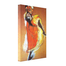 Toulouse-Lautrec - Jane Avril Dancing Canvas Prints
