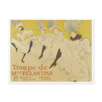 Toulouse Lautrec- La Troupe de Mlle Eglantine 1895