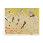Toulouse Lautrec- La Troupe de Mlle Eglantine 1895 postcards