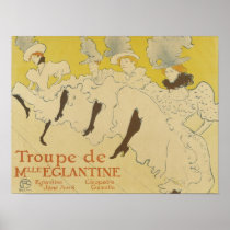 Toulouse Lautrec- La Troupe de Mlle Eglantine 1895
