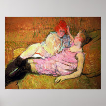 Toulouse-Lautrec - le sofa Posters