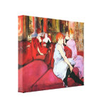 Toulouse-Lautrec - Salon in the Rue de Moulins Canvas Prints