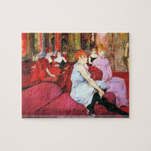 Toulouse-Lautrec - Salon in the Rue de Moulins puz Jigsaw Puzzles