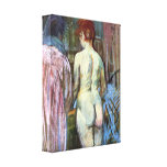 Toulouse-Lautrec - Two Girls from Behind Stretched Canvas Prints