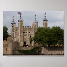 Tour de Londres Angleterre vue de l'autre côté de  Posters