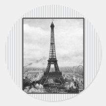 Tour Eiffel à Paris a barré le cru Autocollants