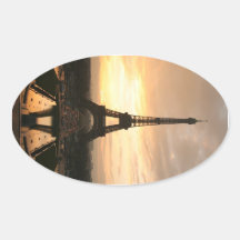 Tour Eiffel au lever de soleil du Trocadero Adhésifs
