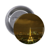 Tour Eiffel, Paris Button