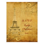 Tour Eiffel + remous épousant des invitations