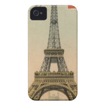Tour Eiffel vintage Coques iPhone 4 Case-Mate