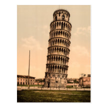 Tour penchée de Pise Carte Postale