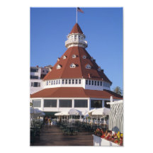 Tourelle de Del Coronado d'hôtel Tirages Photo