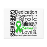 Tourette Syndrome Caregivers Collage postcards