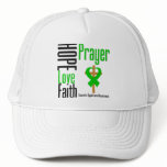 Tourette Syndrome Hope Love Faith Prayer Cross hats
