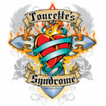 Tourette's Syndrome Cross & Heart Photo Sculptures