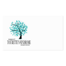 Tourette's Syndrome Tree Business Card