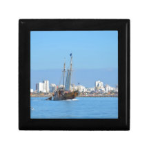 Tourist Boat On The Algarve Keepsake Box