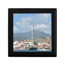Tourist Boats In Turkey Keepsake Boxes