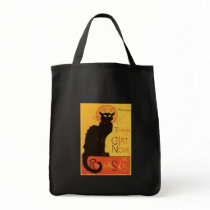 Tournée du Chat Noir, Steinlen Black Cat Vintage Tote Bags