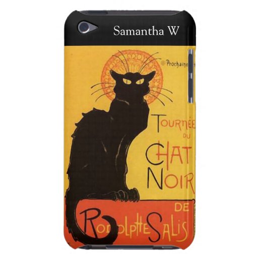 Tournée du Chat Noir, Steinlen Black Cat Vintage iPod Touch Cases