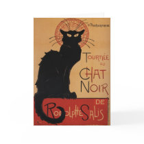 Tournée du Chat Noir, Théophile Steinlen Greeting Card