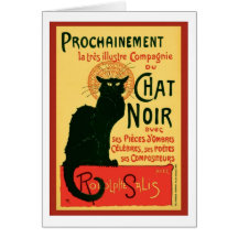 Tournée du Chat Noir, Theophile Steinlen Cards