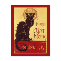 Tournée du Chat Noir, Théophile Steinlen Postcard