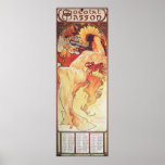 Tournesol d'Alphonse Mucha Affiche