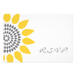 Tournesol élégant RSVP Invitation Personnalisée