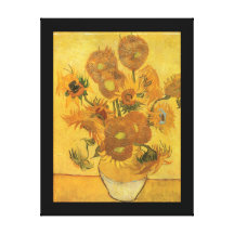 Tournesols du vase 15, impressionisme de cru de Va Impression Sur Toile