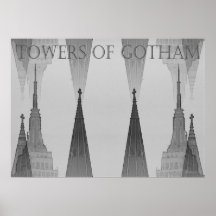 "Tours de Gotham" NYC 2006 Affiche