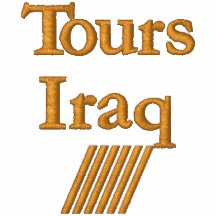 Tours Iraq Embroidered Hooded Sweatshirt