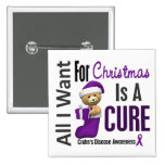 Tous que je veux pour la maladie de Crohn de Noël Pin's Avec Agrafe