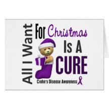 Tous que je veux pour la maladie de Crohn de Noël Cartes De Vœux