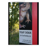 Tout doux ! greeting card