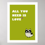 tout que vous avez besoin est amour - affiche (le 