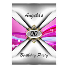 Toute invitation soixante de fête d'anniversaire